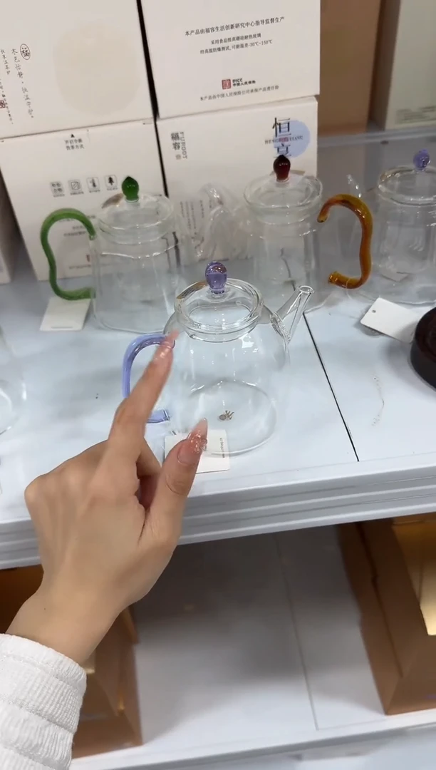 @@禾器晶彩宴臣壶浅紫色