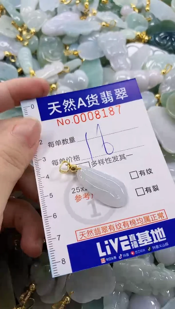颈饰未镶嵌翡翠天然A货翡翠