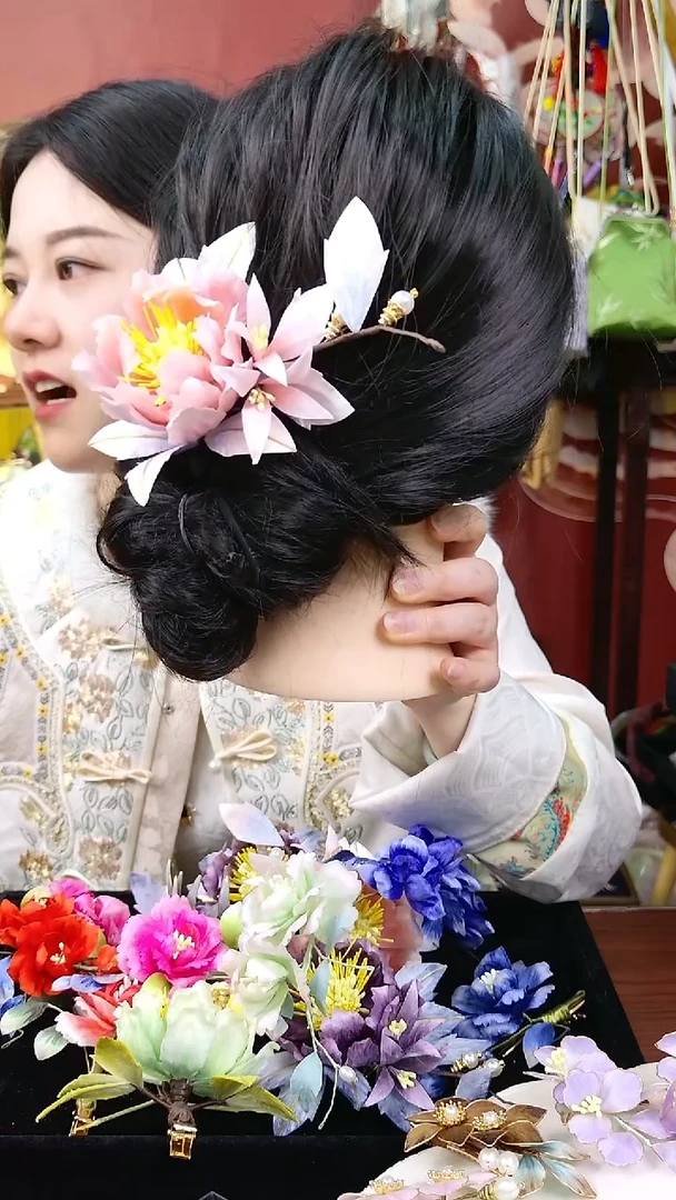 纯铜合金琉璃非遗绒花好美