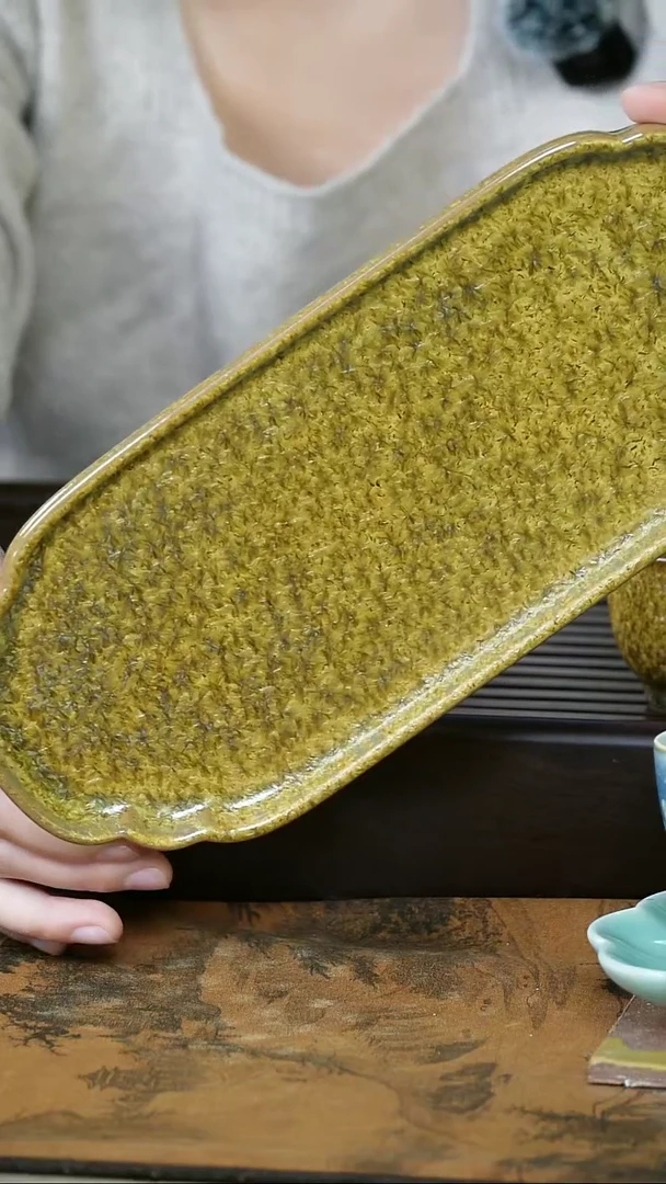 摆件陶 望瓯陶溪川  结晶釉 壶承