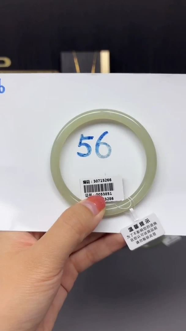 未镶嵌手镯和田玉5266
