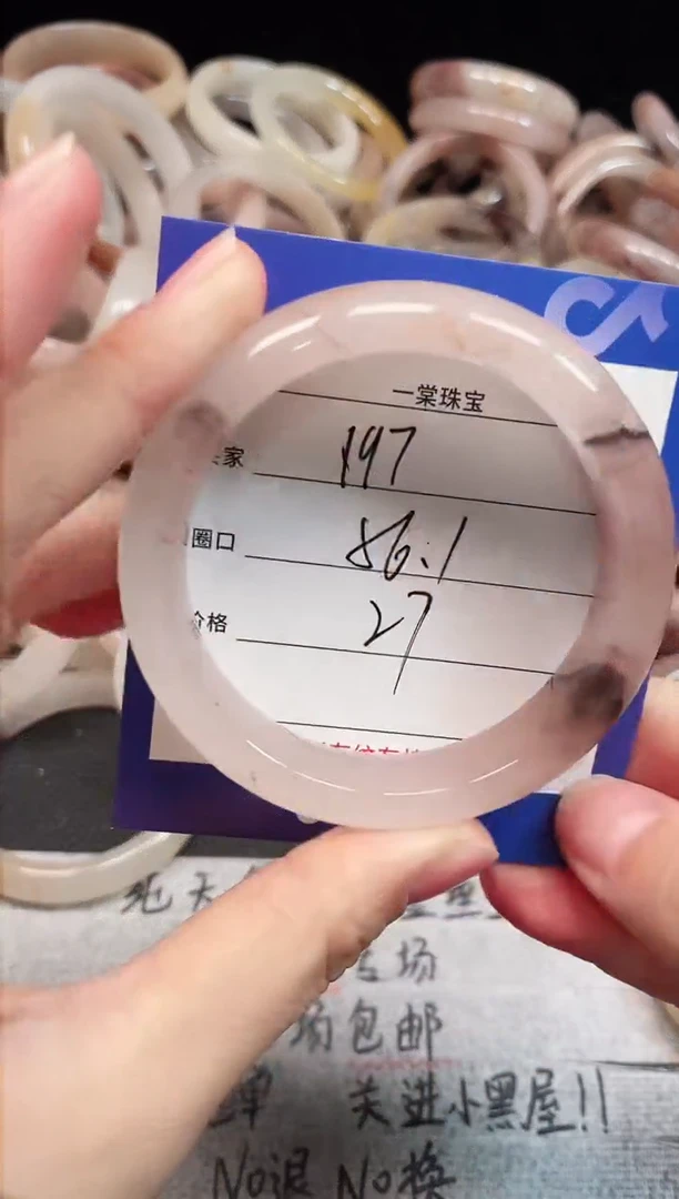 未镶嵌手镯石英质玉197