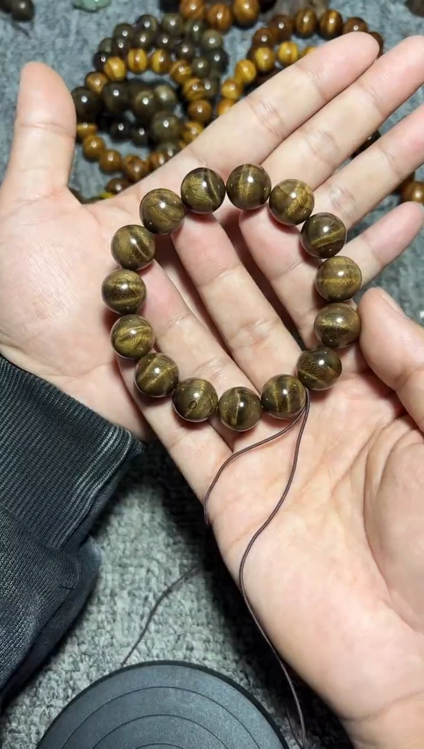 金丝楠手串/手链阴沉金丝楠1.5单圈168