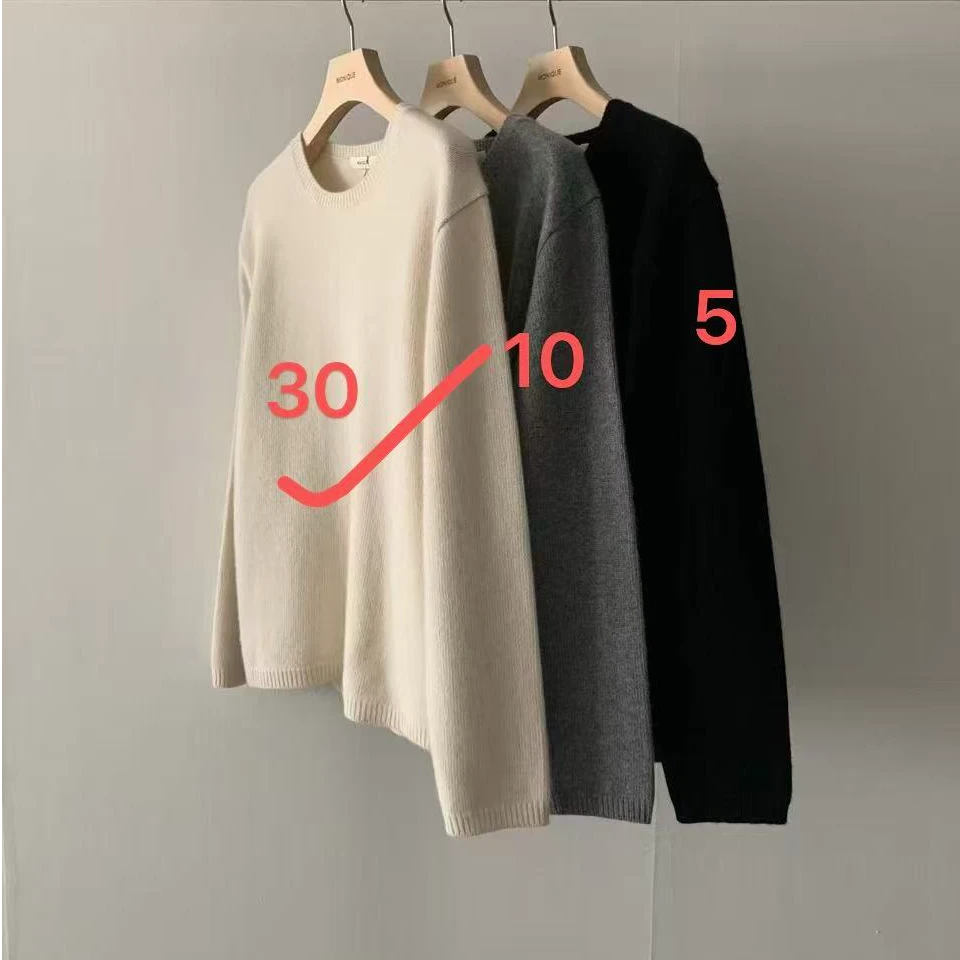 【婷婷家】不退换-东大门MO毛衣长袖时尚百搭