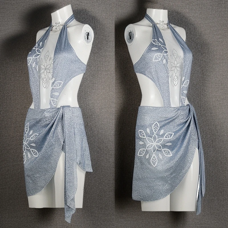 cos服顾清寒仲夏霜华女宁红夜午后王者荣耀瑰夏泳衣宁红夜cos