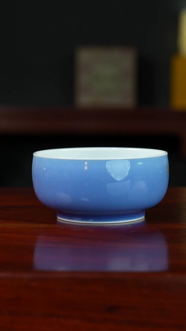 祖传窑真柴窑传承400年天青普洱杯