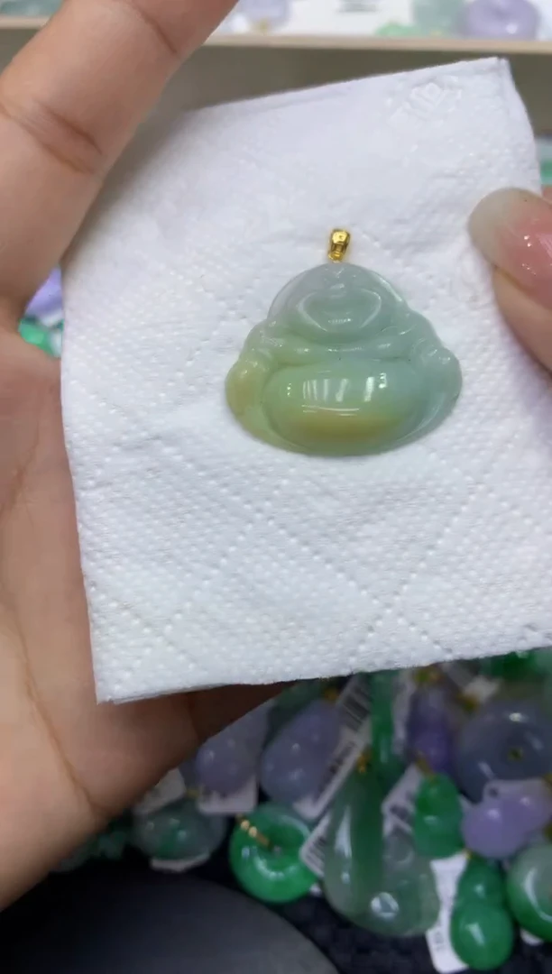 颈饰未镶嵌翡翠天然缅甸A货翡翠