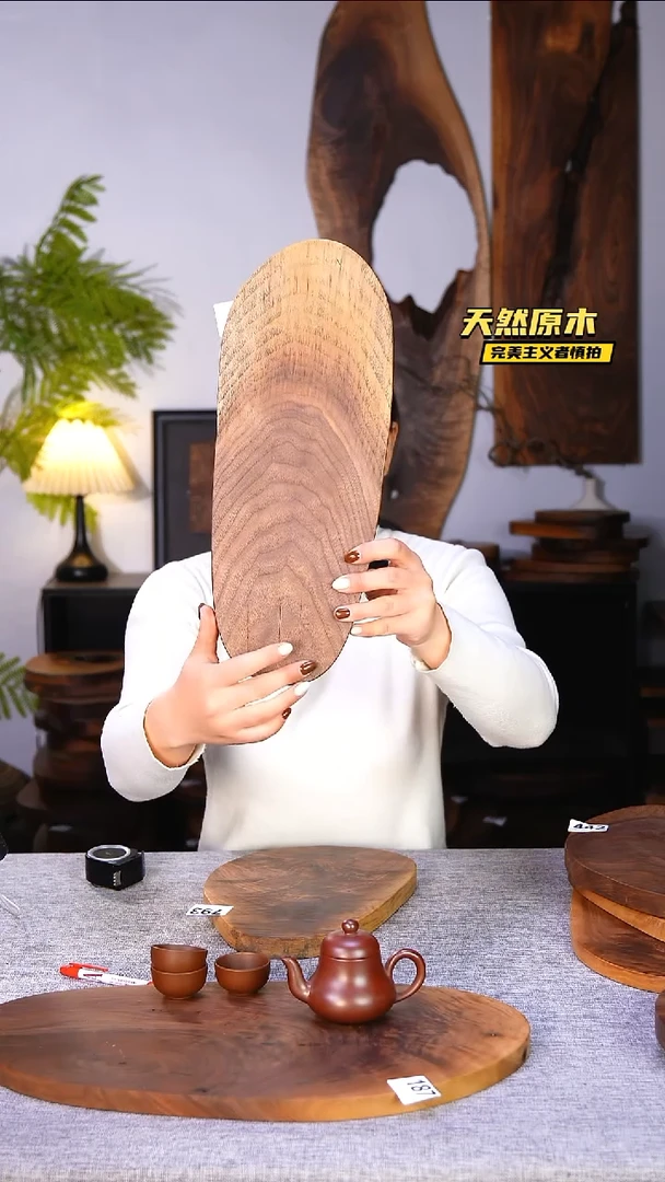 木北美黑胡桃原木.干裂疤结不属于商品质量问题完美主义者慎拍
