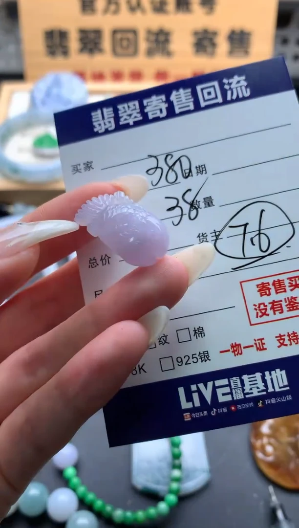 翡翠未镶嵌颈饰10138055