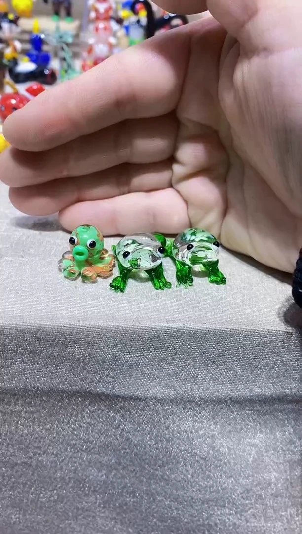 【闪购商品】琉璃手工艺品三件