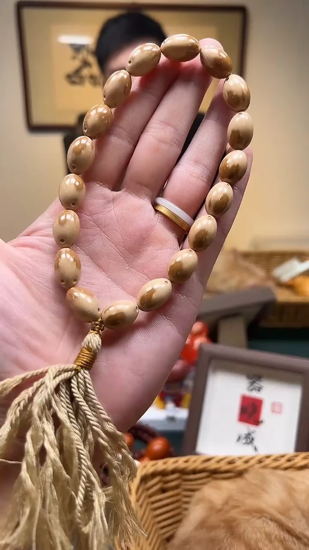 紫金鼠手串11mm左右奶油紫金鼠手持