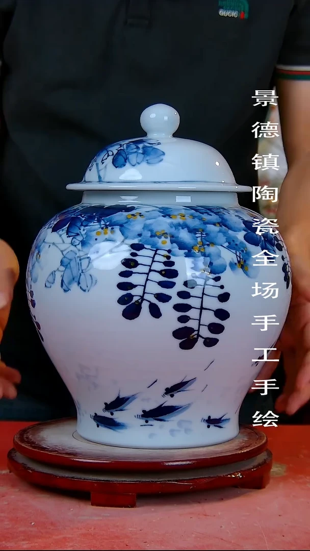 摆件手景德镇陶瓷 全场手工绘5