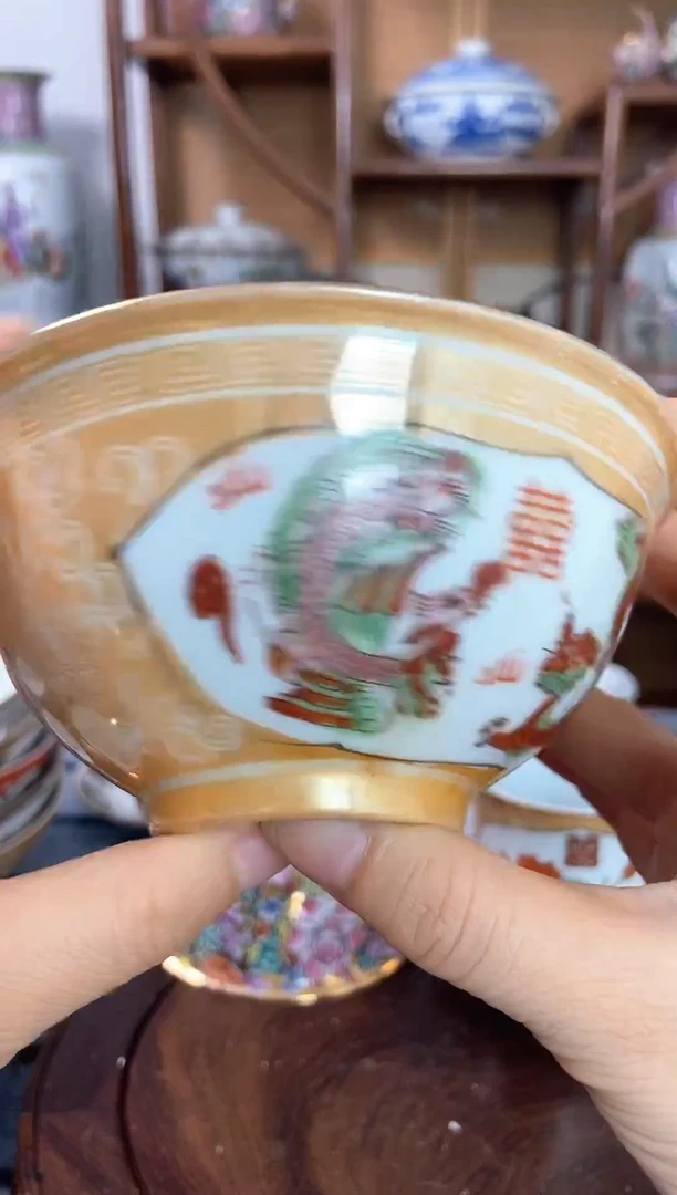 瓷片微瑕景德镇窑厂瓷摆件单件