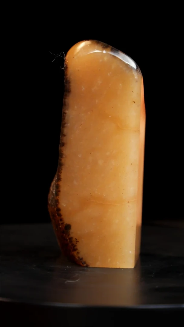 田黄石水草黄冻印章印章印章