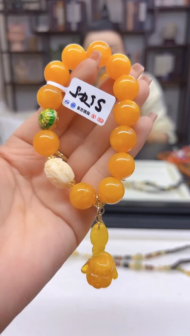 【闪购商品】蜜蜡手链未镶嵌DIY款S545