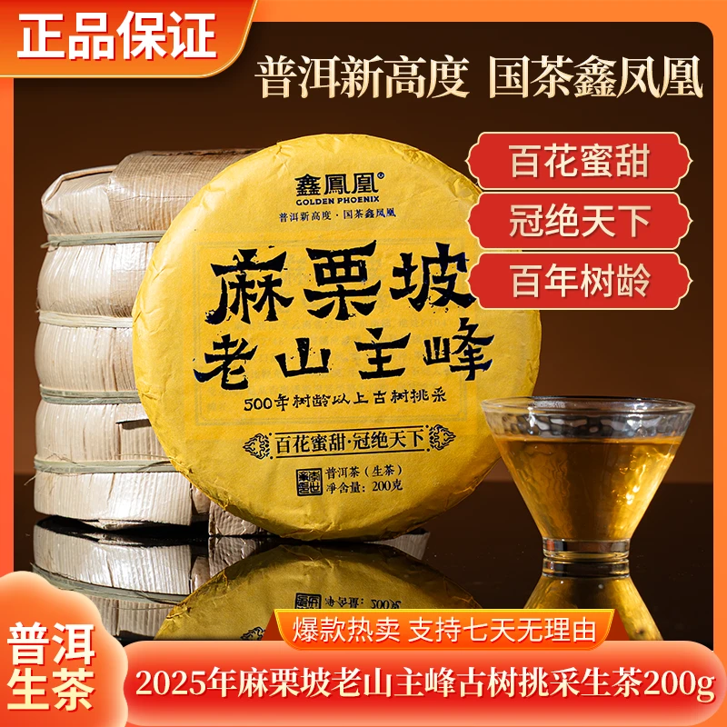 【鑫凤凰精选】2025年麻栗坡老山主峰古树挑采生茶200g
