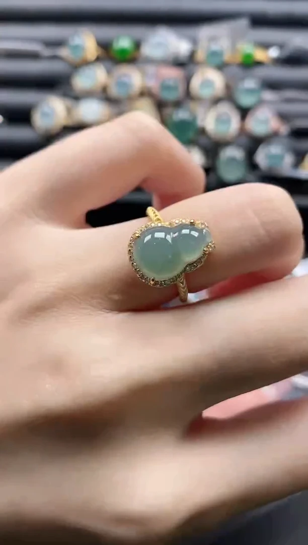 【闪购商品】翡翠戒指银S925镶嵌1111