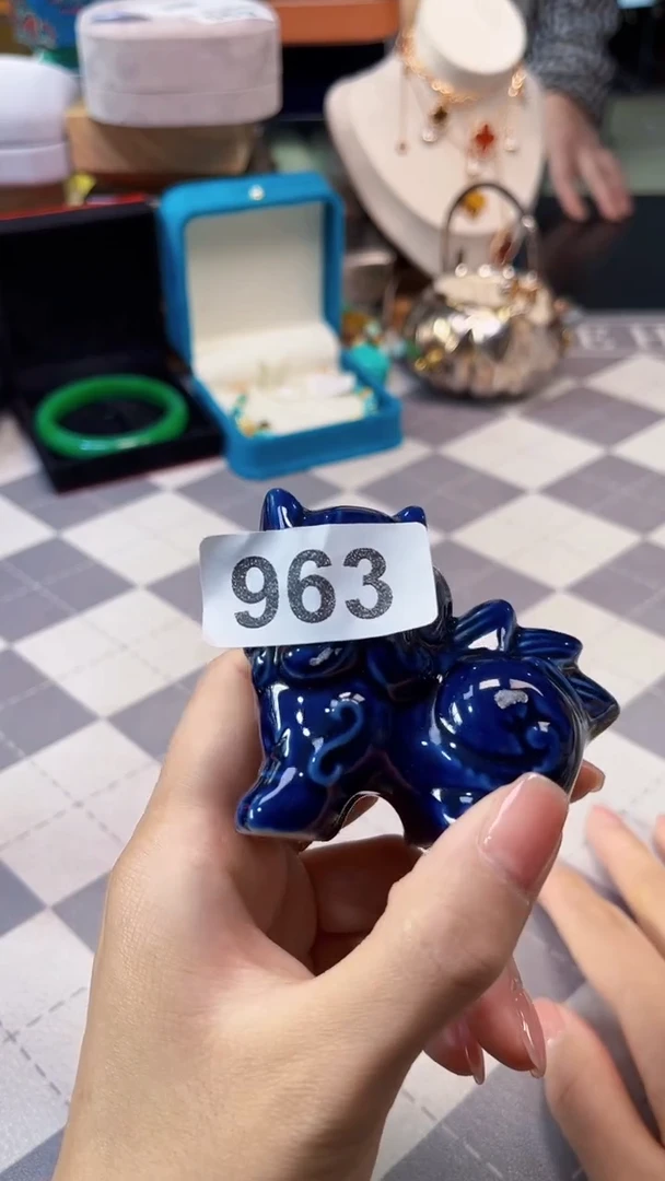 瓷片陶茶666文玩周边多人【无盒黑】