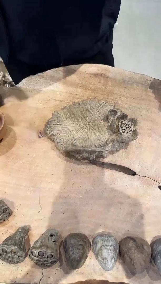 木052号乌木金丝楠壶承