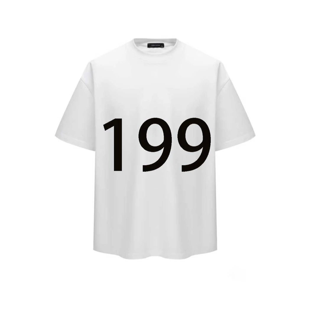 体恤夏季男士运动白色休闲宽松印花圆领