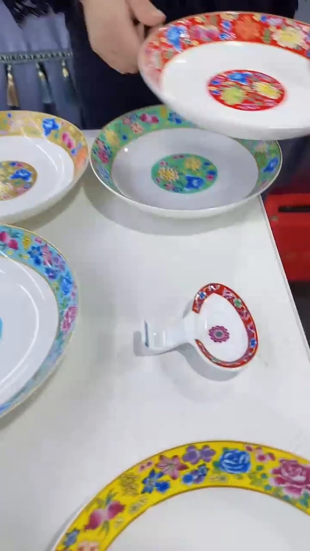 瓷片筷架8个景德镇餐具