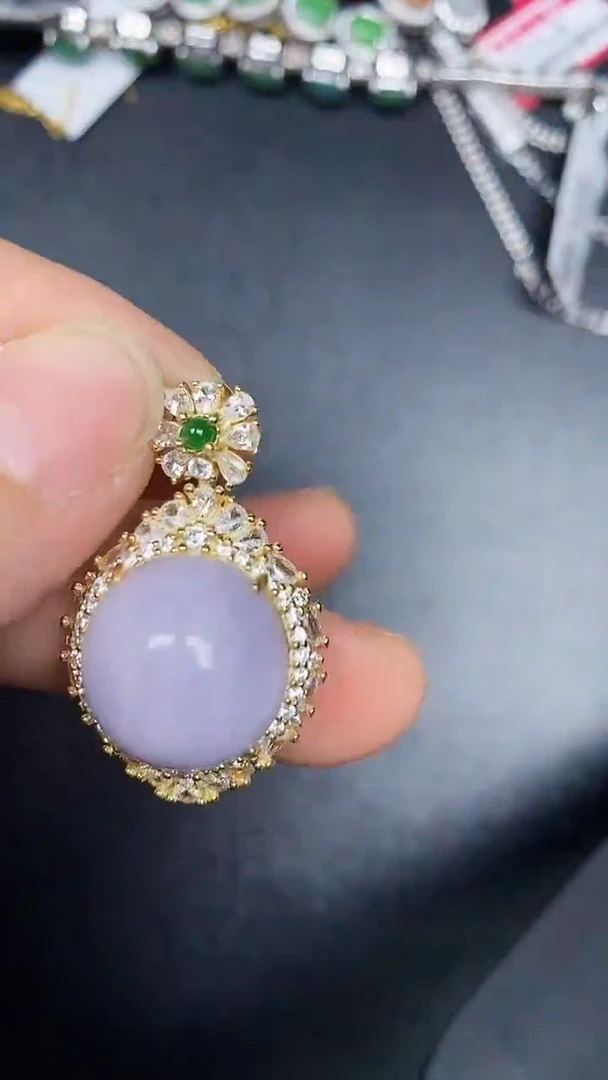 银S925镶嵌戒指翡翠3830