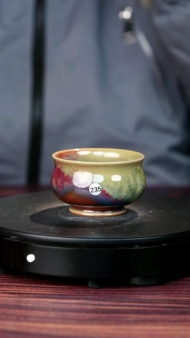 235#李盼龙一级品原矿钧瓷卢氏杯