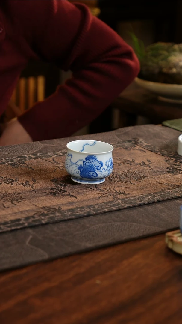 【闪购商品】杯子聚澜堂狮子玩绣球憨憨杯
