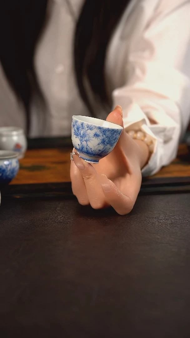 杯聚澜堂灵石竹子小直口
