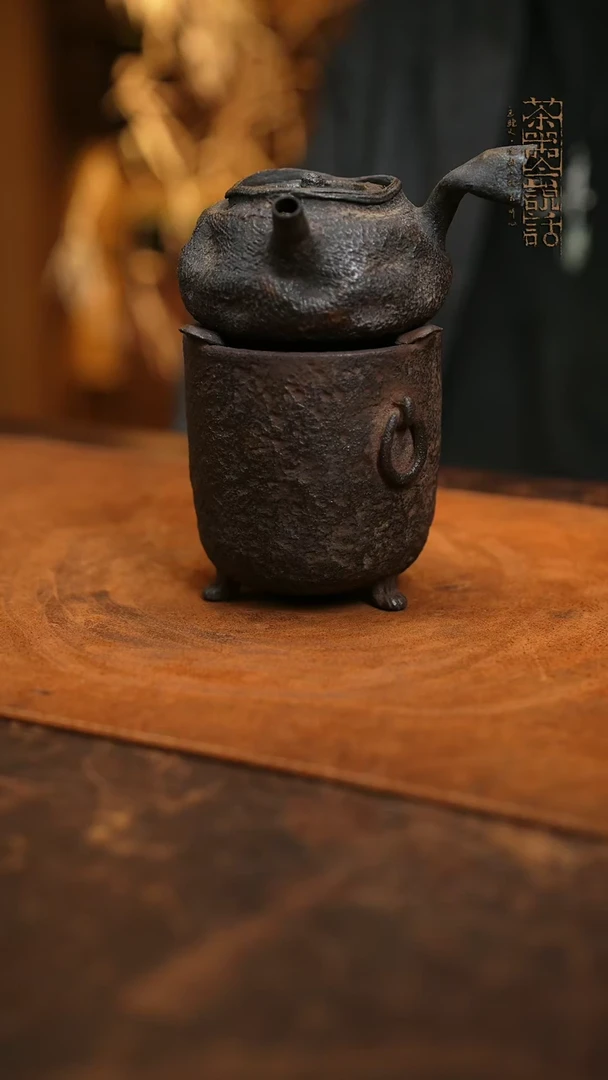 【闪购商品】浟庐手作紫砂侧把  炭炉套组