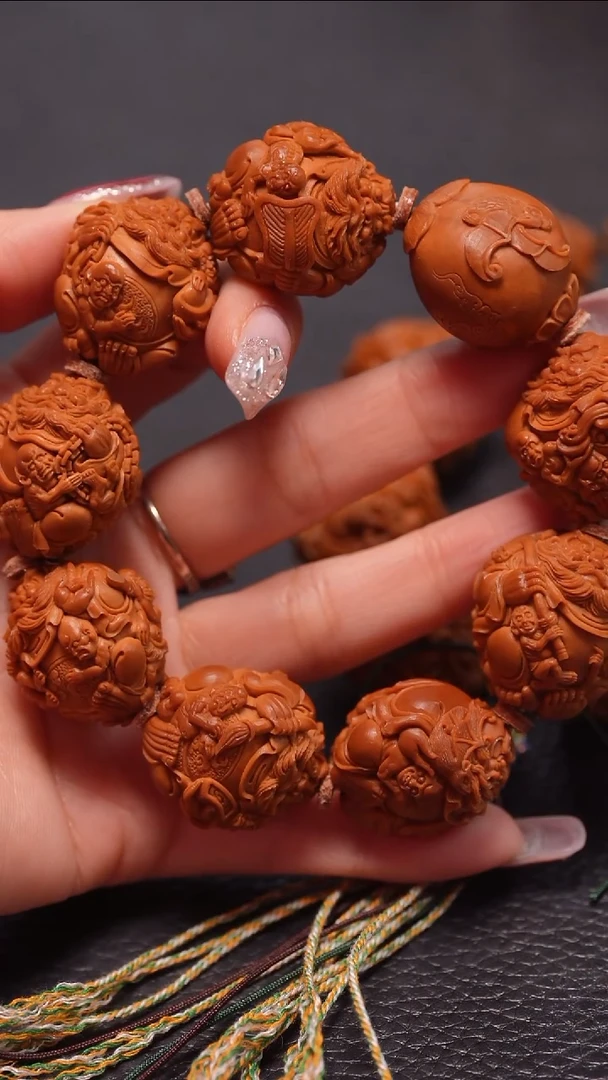 手串橄榄核2.5五鬼钟馗