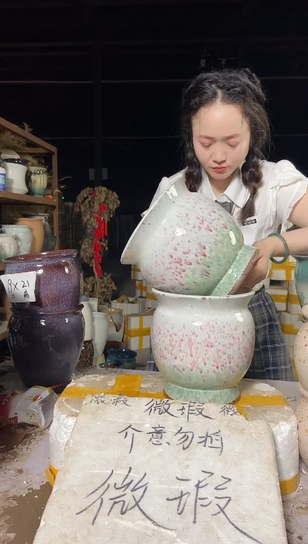 宜兴紫砂粗陶花盆18/20