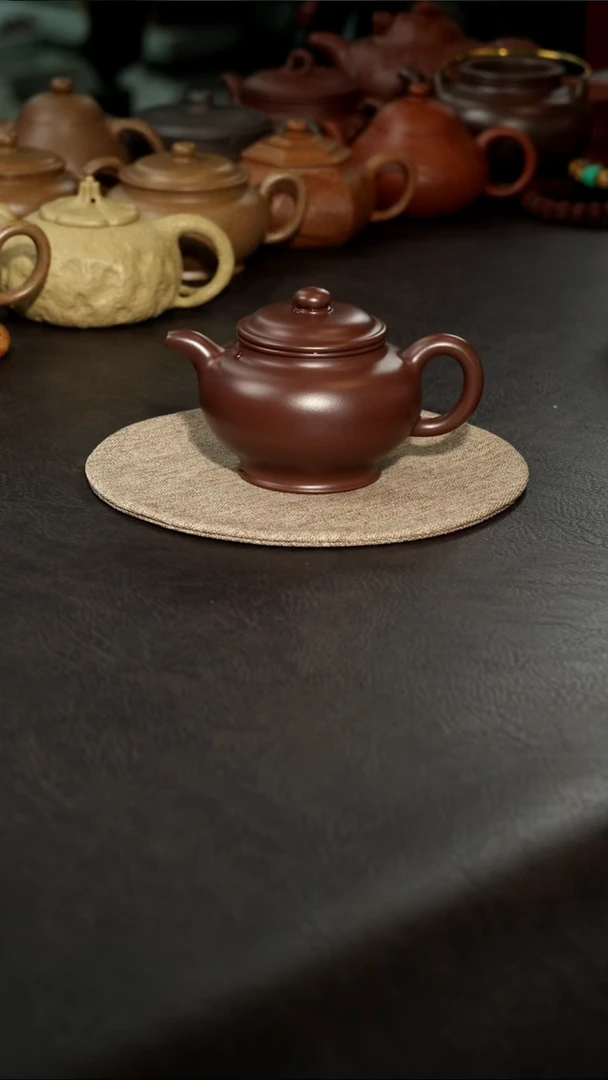 茶壶紫砂06紫泥掇只210cc