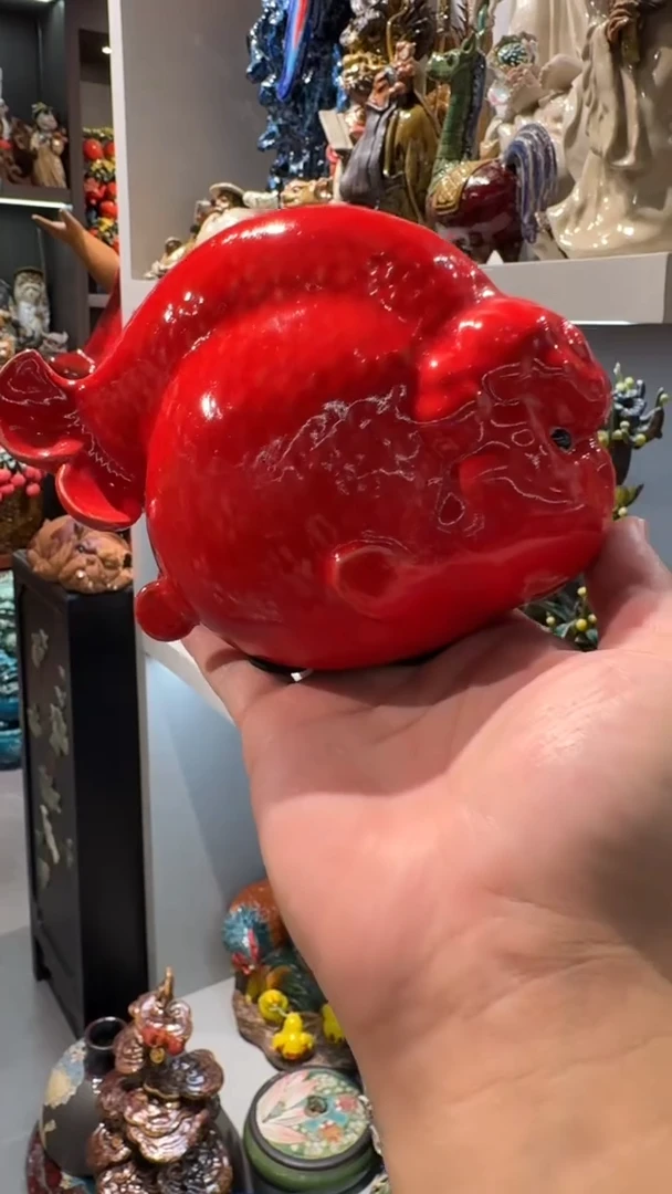 陶瓷霸**?鸿运当头鱼一件