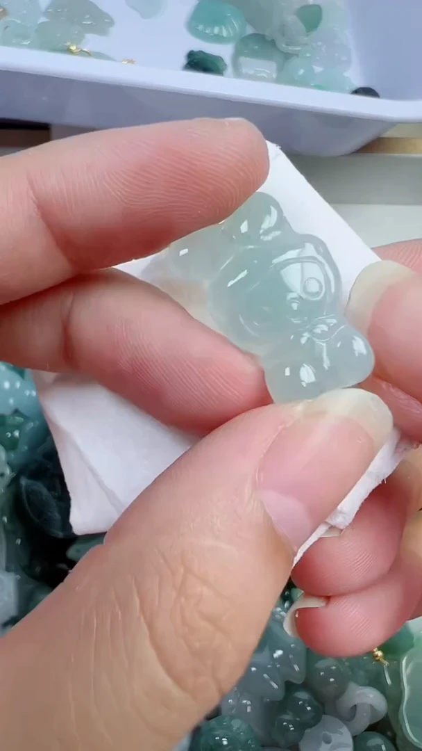 散珠翡翠33号链接，A货翡翠