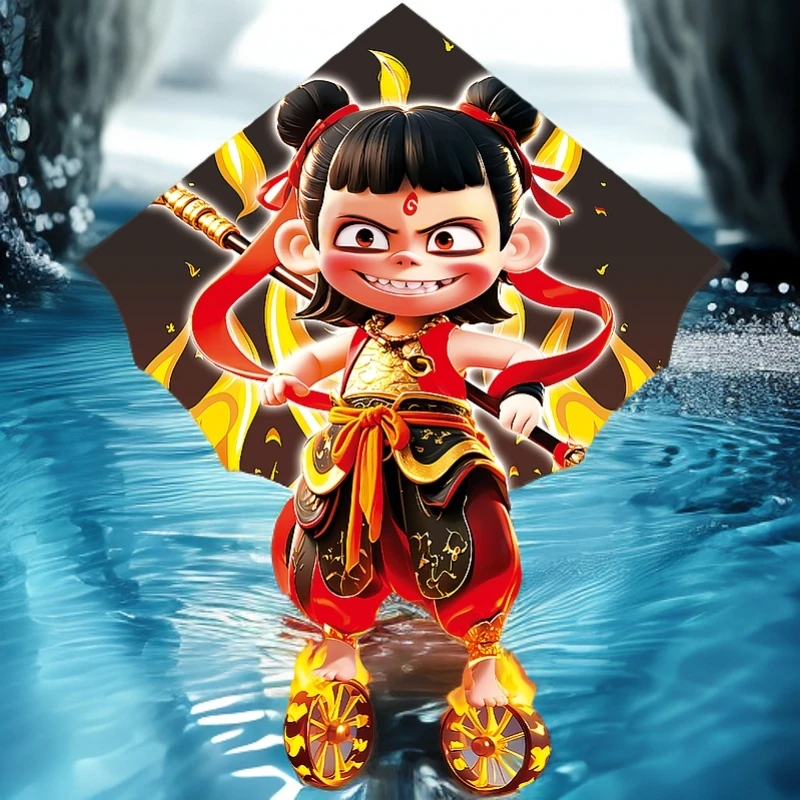 哪吒风筝2025新款儿童微风易飞成大人专用高档潍坊网红风筝