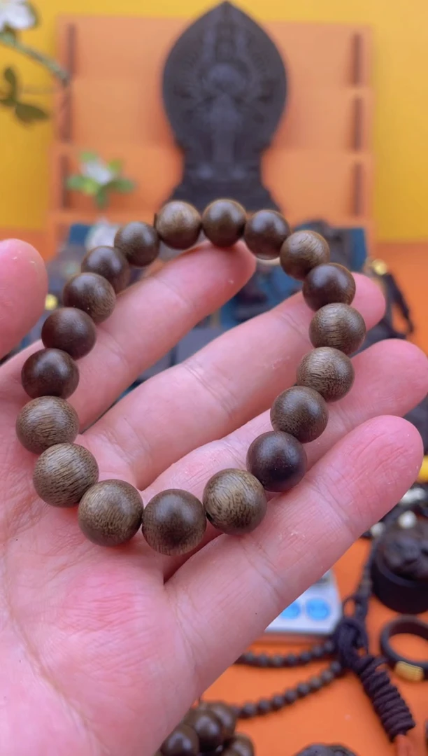 【闪购商品】贡木把件高端海南莺歌绿棋1.0