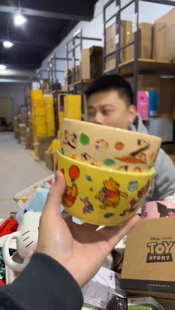 【闪购商品】杯维尼大碗加奇奇蒂蒂大碗微瑕