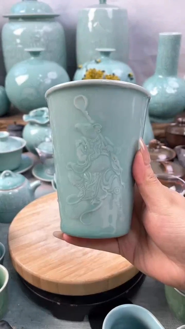 【闪购商品】特价 微瑕 慧仙青瓷