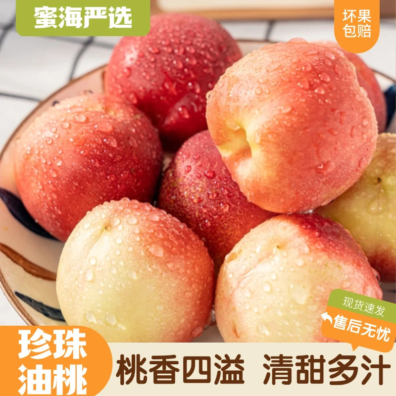 【蜜海严选】陕西珍珠油桃4斤沁心桃香馥郁新鲜水果