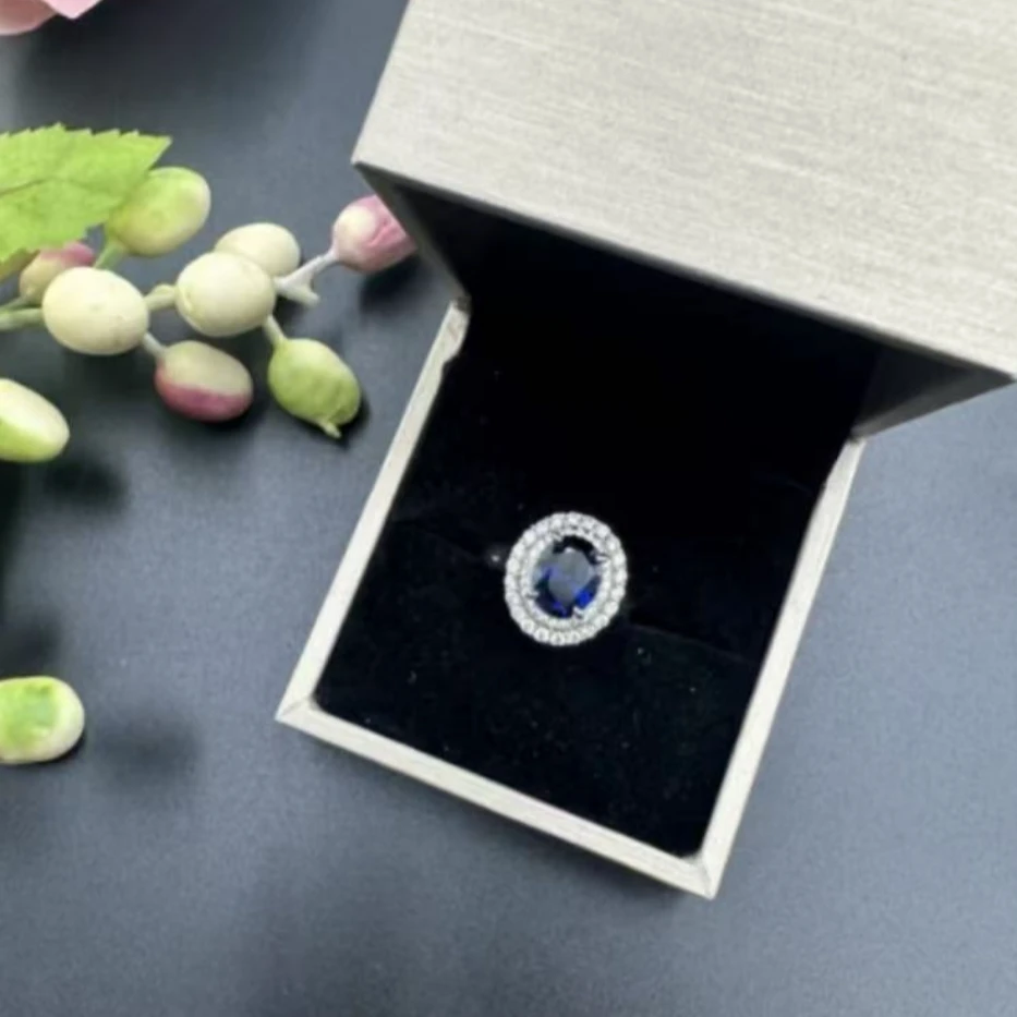 非金属珐琅戒指 蓝韵清风戒指  GT7AZ3