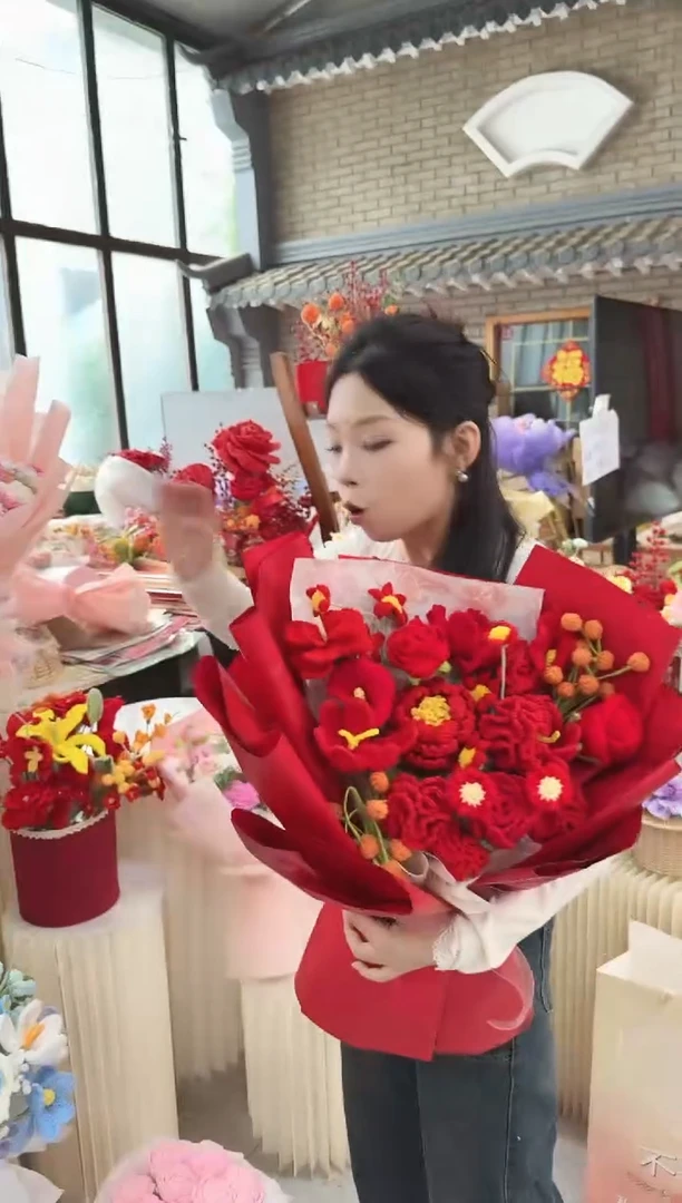 非遗手工定制花束，孤品清仓！！