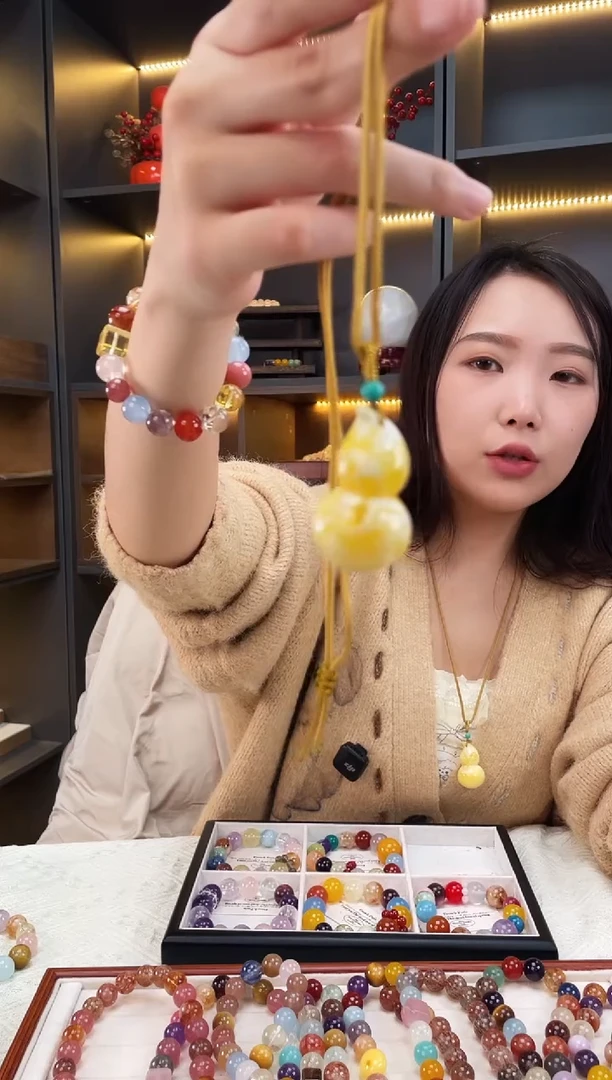 未镶嵌手链水晶葫芦项链