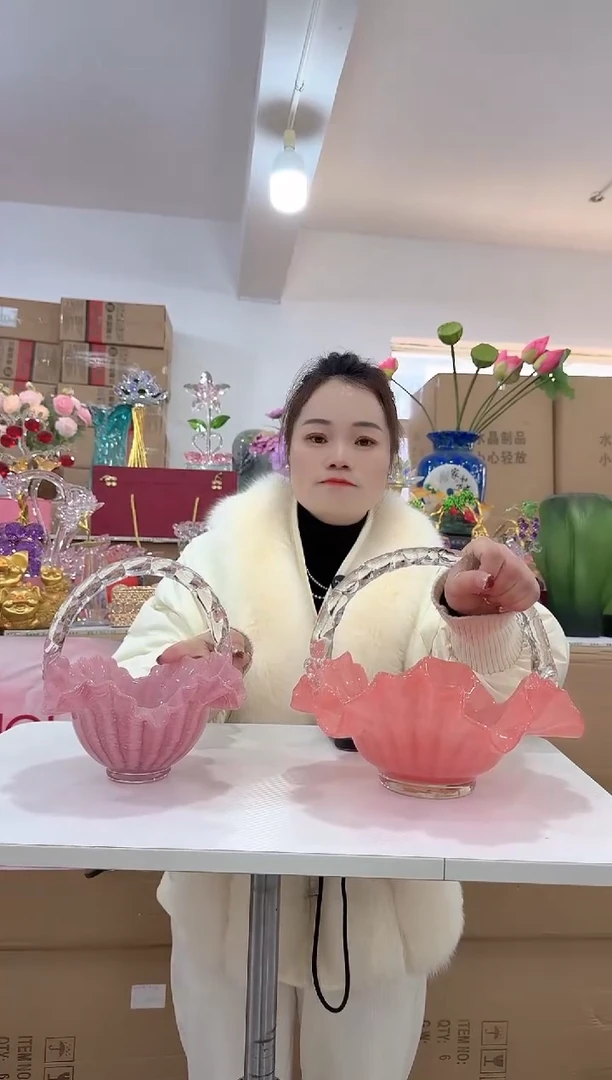 【闪购商品】琉璃迪喜花器-j-早