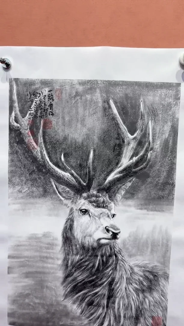 国画师立照老师国画作品