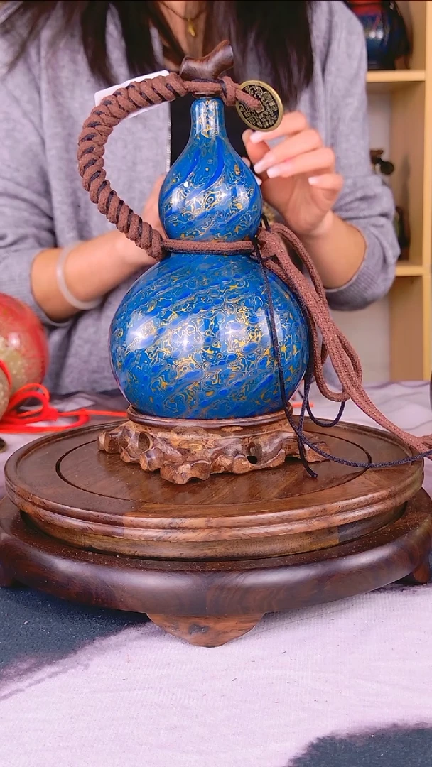 299大漆酒葫芦 真葫芦真大漆 一物一拍