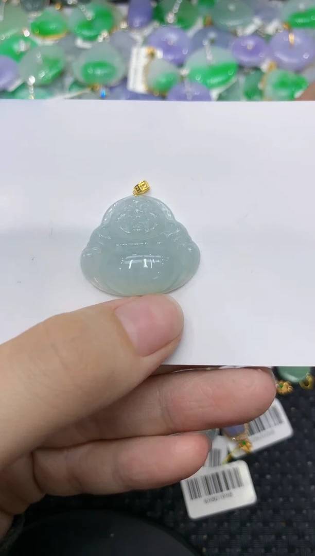 【闪购商品】翡翠颈饰18K金镶嵌1111111111
