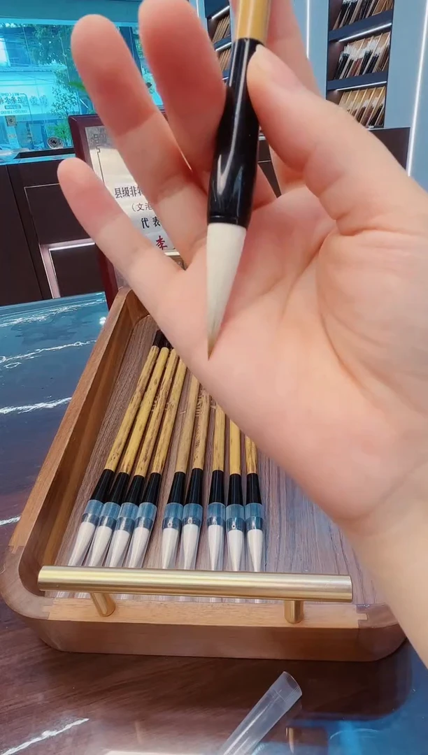 高货，出锋3.5cm朝如10支，狼羊兼毫