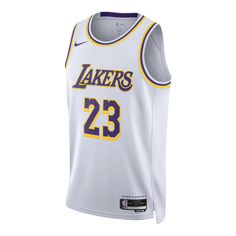 NIKE/耐克【官方正品】NBA洛杉矶湖人队詹姆斯速干球衣DN2081-103