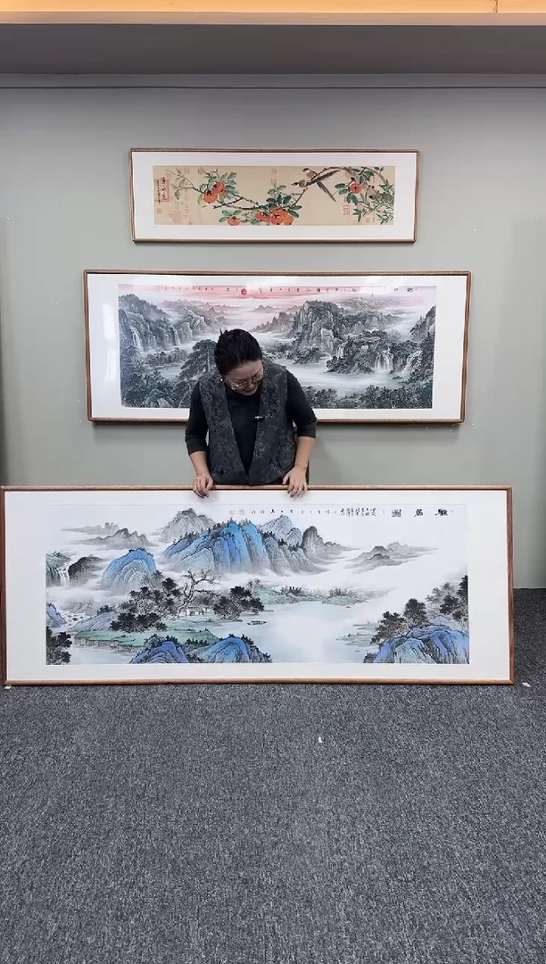 国画雅居图210*80